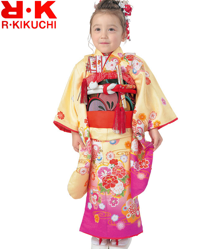 楽天市場】七五三 753 着物 3歳 女の子 着物フルセット RK リョウコ