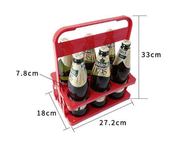 楽天市場】2個セット ボトルキャリー 6本 ドリンクキャリー 手提げ