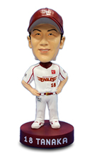 田中将大選手「ボブルヘッド」をプレゼントしました！ - 東北楽天