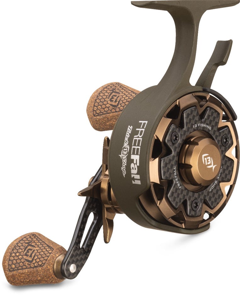 Freefall Trick Shop Ice Reel | 13 Fishing