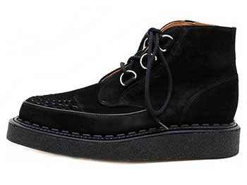 ジョージコックス13327ブラックスエード ブラックインターレース（No.5