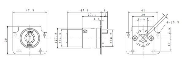カバスターネオ MIWA ロックPMK交換用シリンダー
