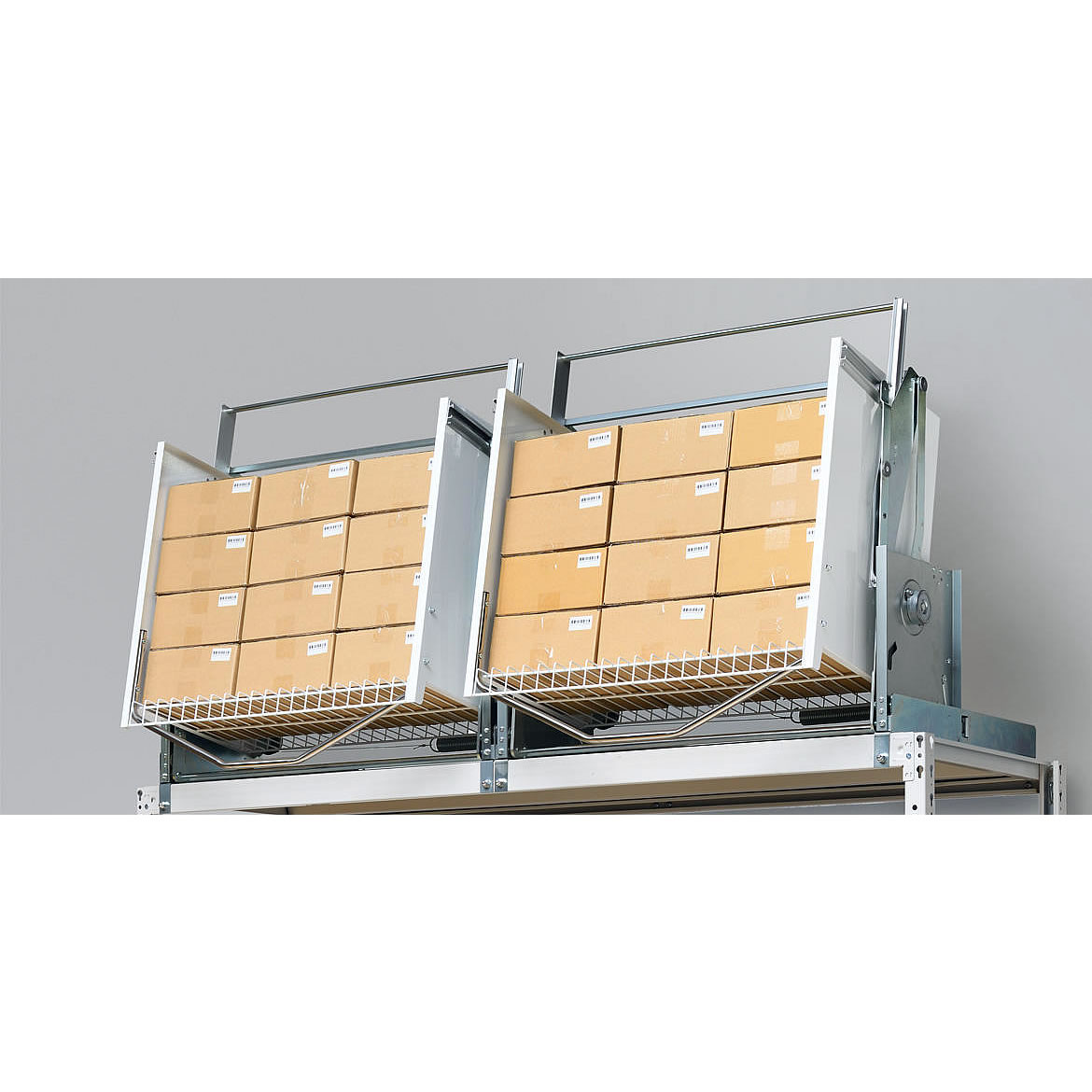 ラックトップ昇降棚(H1800D450)/M3198RT-61044L | シロ産業 |