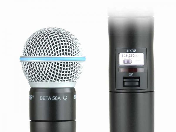 SHURE シュア ULXD2/B58-JB【B帯】◇ BETA58A ULXD2-ハンドヘルド型