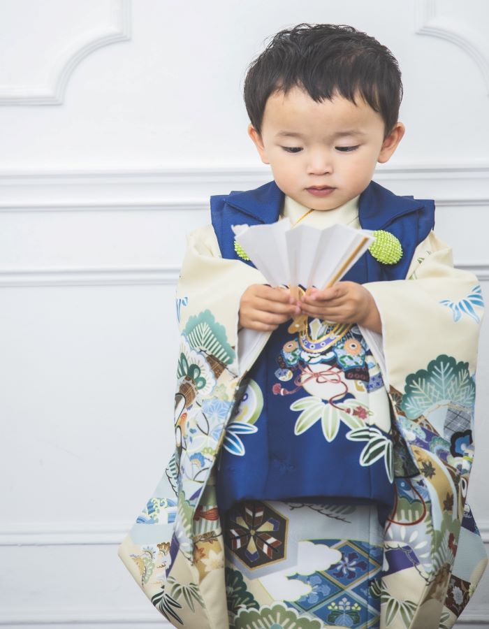 陽気な天使 被布紺／ベージュ|七五三()のレンタル情報【アニバリー】
