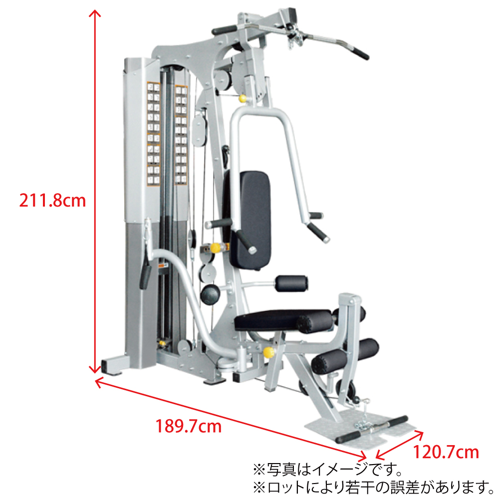 1860ホームジム | 1台でさまざまなトレーニングが可能なマシン。大胸筋