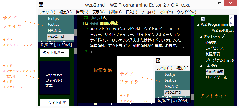 マニュアル | 使い方 | WZ Programming Editor 2