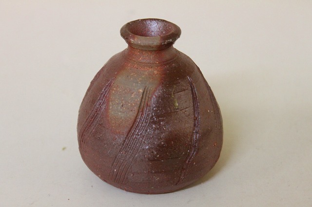 村井八重美作 備前焼 ミニ花器 備前焼陶吉は人間国宝作品から現代作品