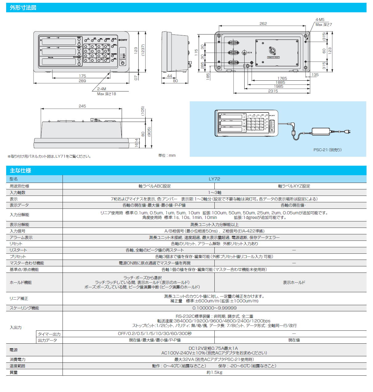 株式会社マグネスケール LY72 カウンタユニット