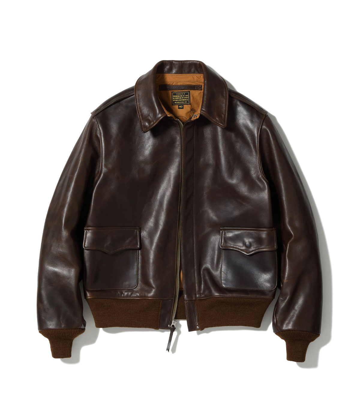 Lot No. BR80646 / Type A-2 “WERBER SPORTSWEAR CO. ORDER No. 39