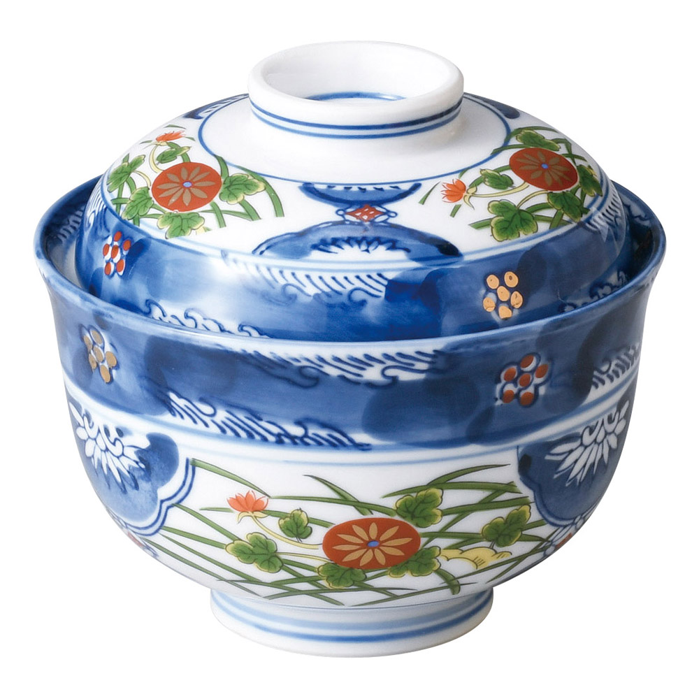 錦古伊万里 蓋丼(蓋付き丼)|食器通販の陶磁庵