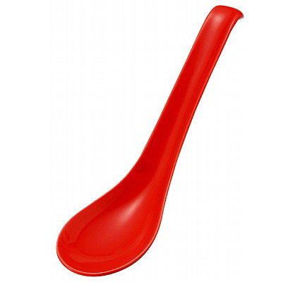 赤 レンゲ(陶磁器製 れんげ)|食器通販の陶磁庵