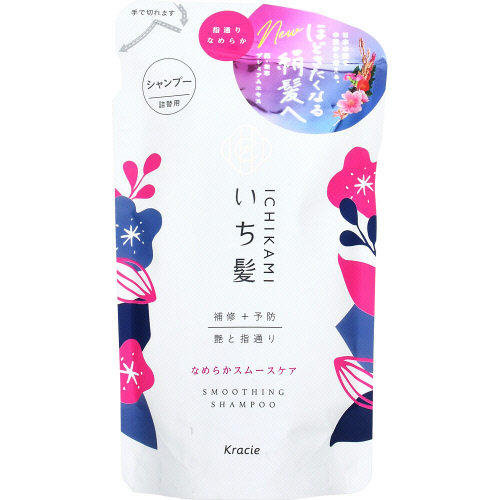 クラシエ いち髪 なめらかスムースケアシャンプー 詰替用・330ml