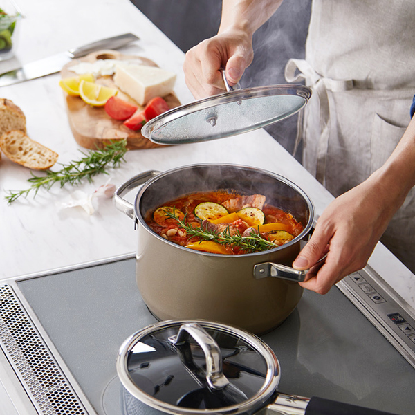 WMF] フュージョンテック ミネラル ハイキャセロール 20cm(ローズ