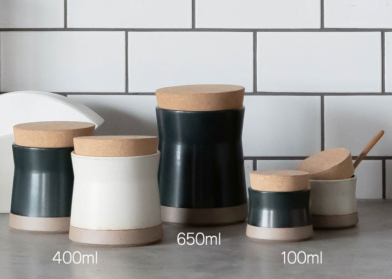 KINTO キントー セラミックラボ キャニスター 400ml ブラック CLK-211