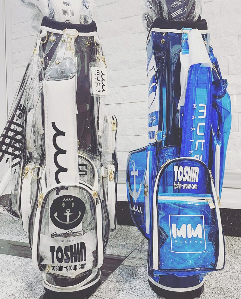 MUT MARINE クリアキャディバッグ新品未使用 MUT MARINE クリア