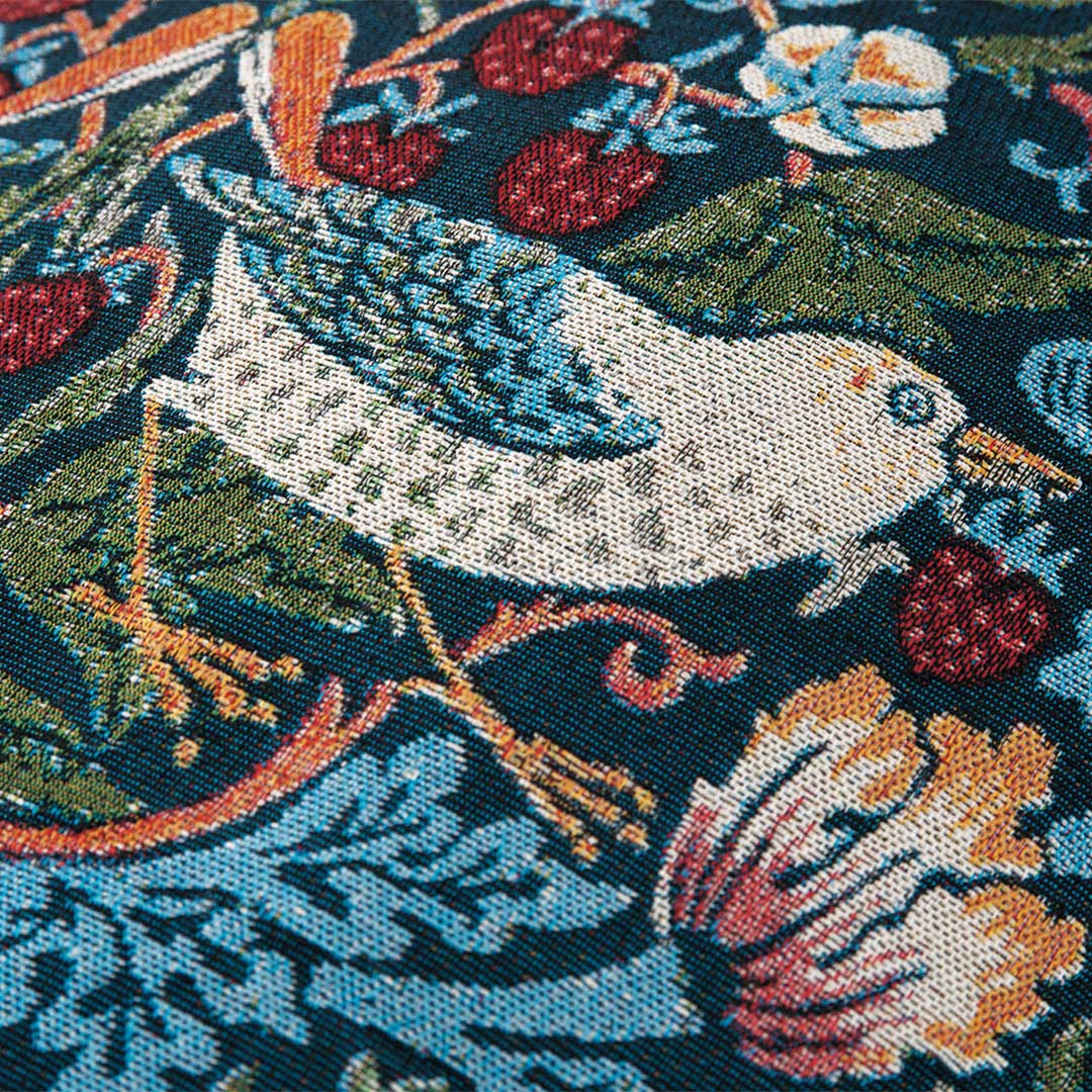 ウィリアム・モリス ジャガード織りクッションカバー: 完成品・雑貨