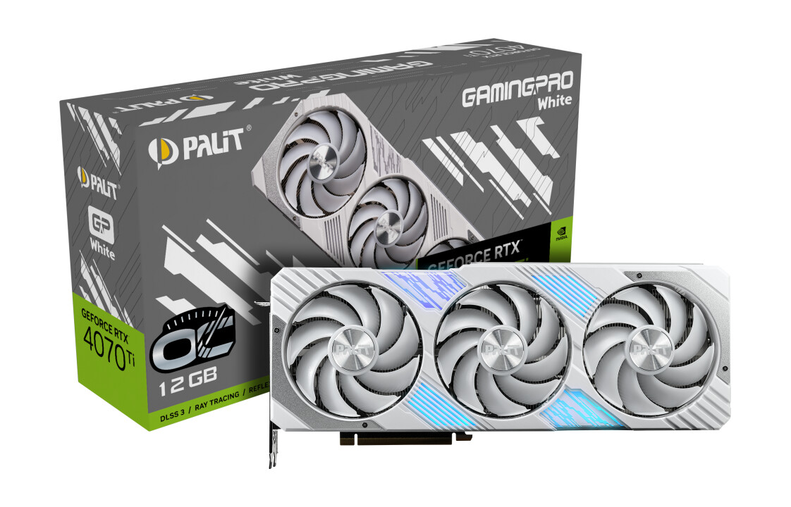Palit Unveils Limited Edition GeForce RTX 4070 Ti GamingPro White
