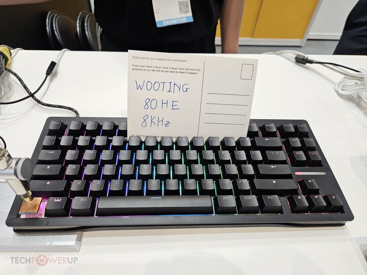 Wooting 80HE Keyboard Pictured at Computex 2024 | TechPowerUp