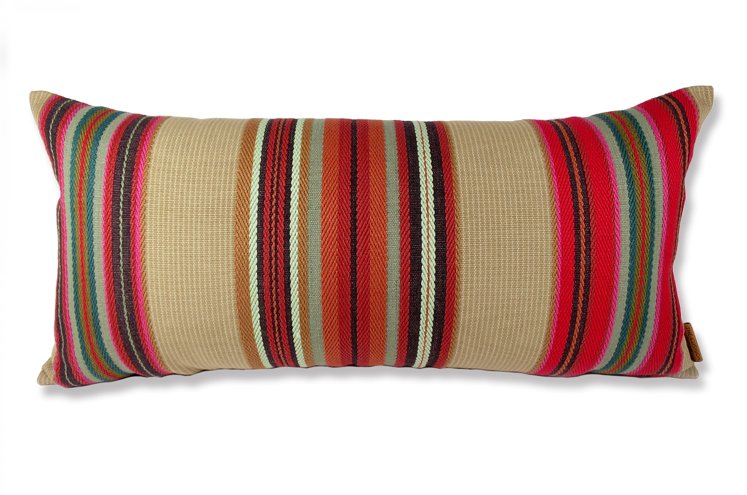 ラルフローレン 横長 クッション エンシニータスストライプ 65×31cm 中