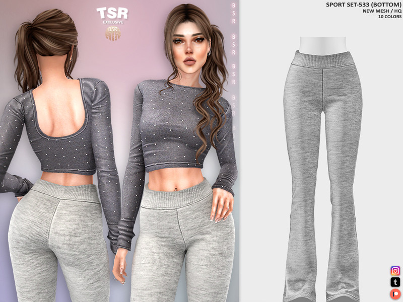 The Sims Resource | SPORT SET-533 (BOTTOM) BD1376