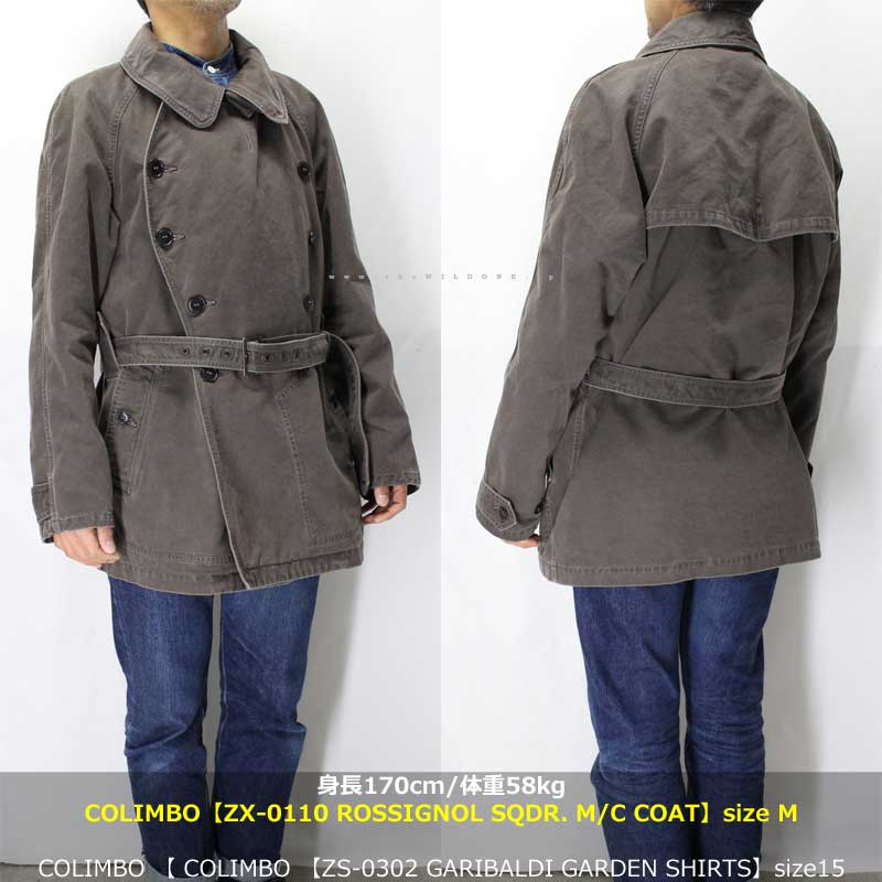 COLIMBO 【ZX-0110 ROSSIGNOL SQDR MOTORCYCLE COAT ＜CHARCOAL