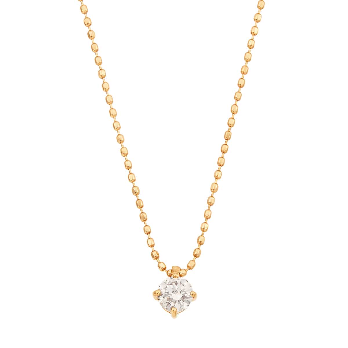 K18イエローゴールドダイヤモンドネックレス(RPN123-001)|TSUTSUMI