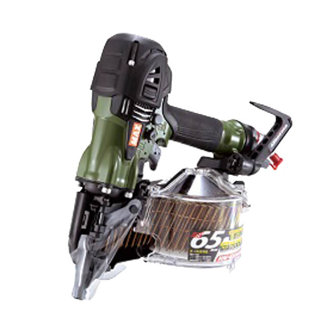 MAX HN-65N4(D)-MG 65mm釘打ち機 スーパーネイラ ミリタリーグリーン