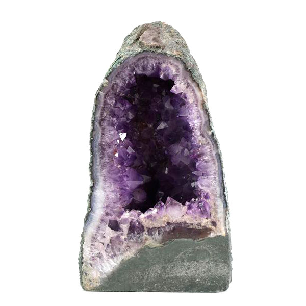 アメジストドーム 背面セメント加工無し｜原産地より直輸入｜紫水晶