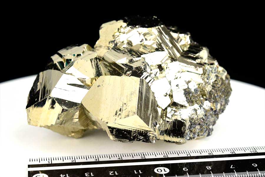 パイライト 黄鉄鉱 ペルー・ワンサラ鉱山産｜クラスター｜原石｜鉱物