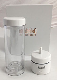 nanokoの携帯型水素水生成機能付き水素分子生成器「 BubbleQ BQ-30 」