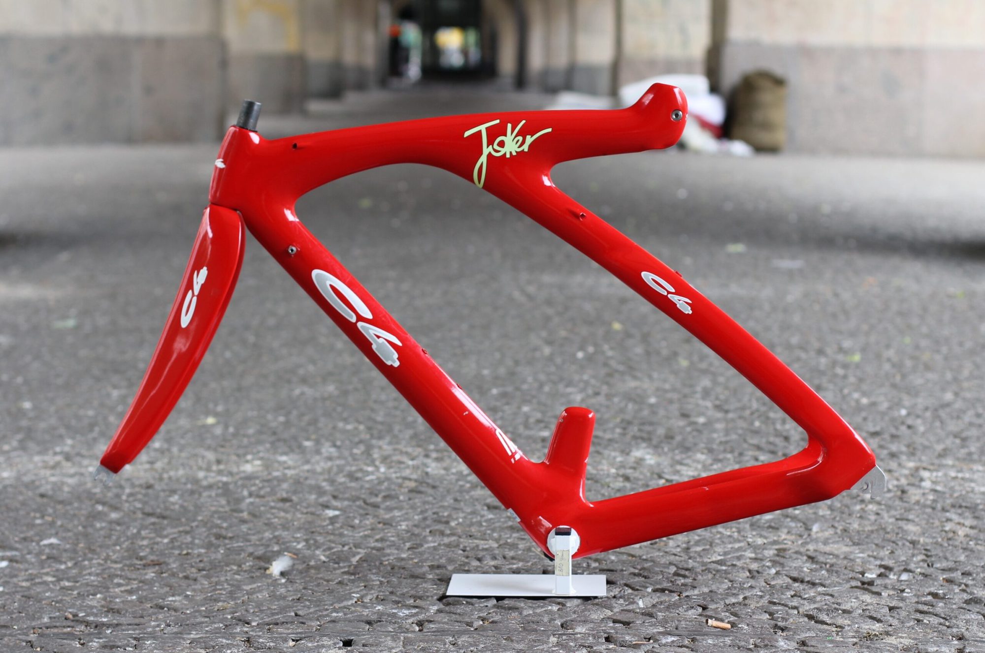 C4 Joker Monocoque Carbon Frame / 55 cm / Red - velowizard.com