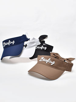 ブリーフィングゴルフ バックロゴラインハーフジップシャツ BRG243W23