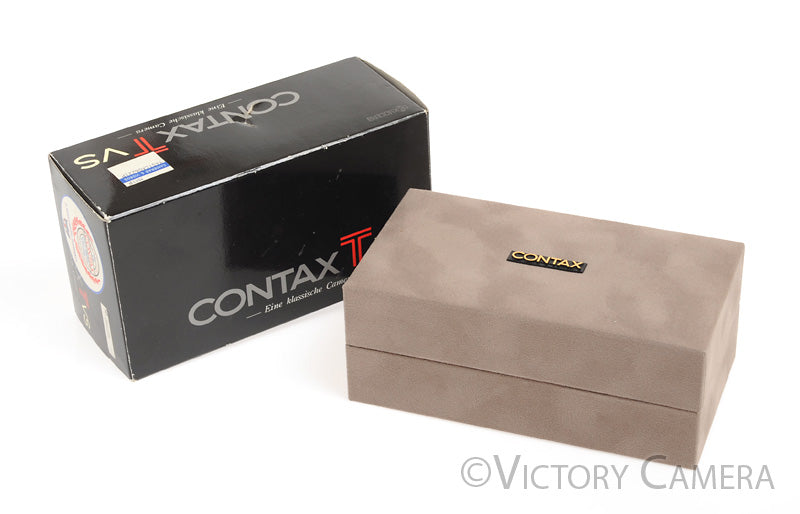 Contax TVS T VS Titanium Camera w/ Vario Sonnar 28-56mm T* Lens [EXC+]