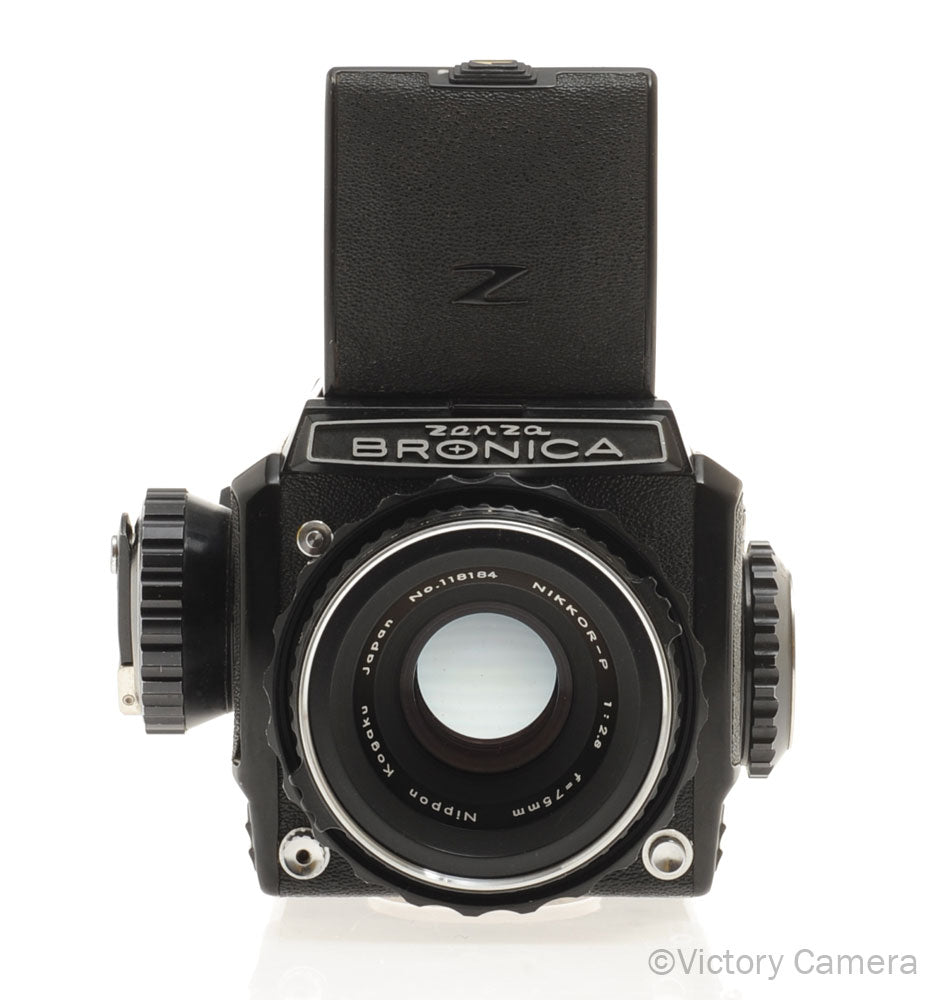 Zenza Bronica S2 6x6 Medium Format Camera w/ 75mm f2.8 Lens 120 Back [
