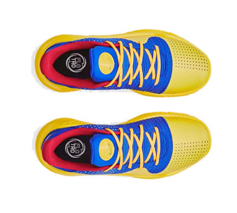 Curry 4 Low FloTro Blue/Yellow 3026620-400 UnderArmour アンダー