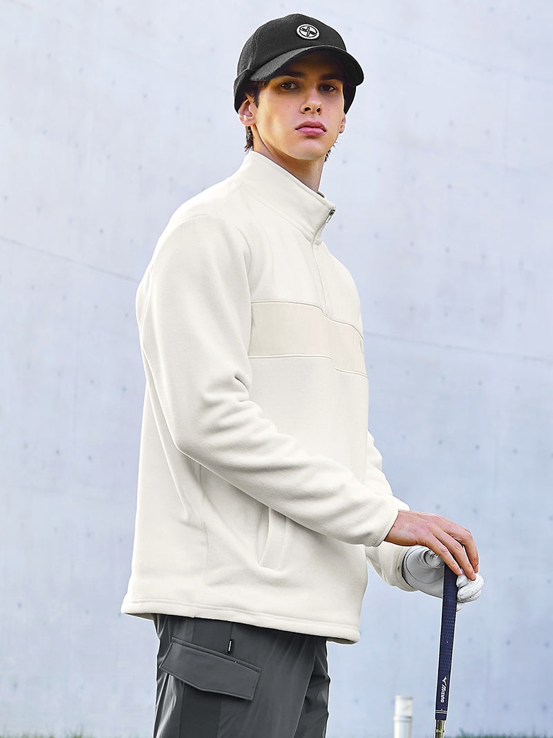 XEXYMENS XGMHZ02J3 フリース ハーフジップアップ 長袖