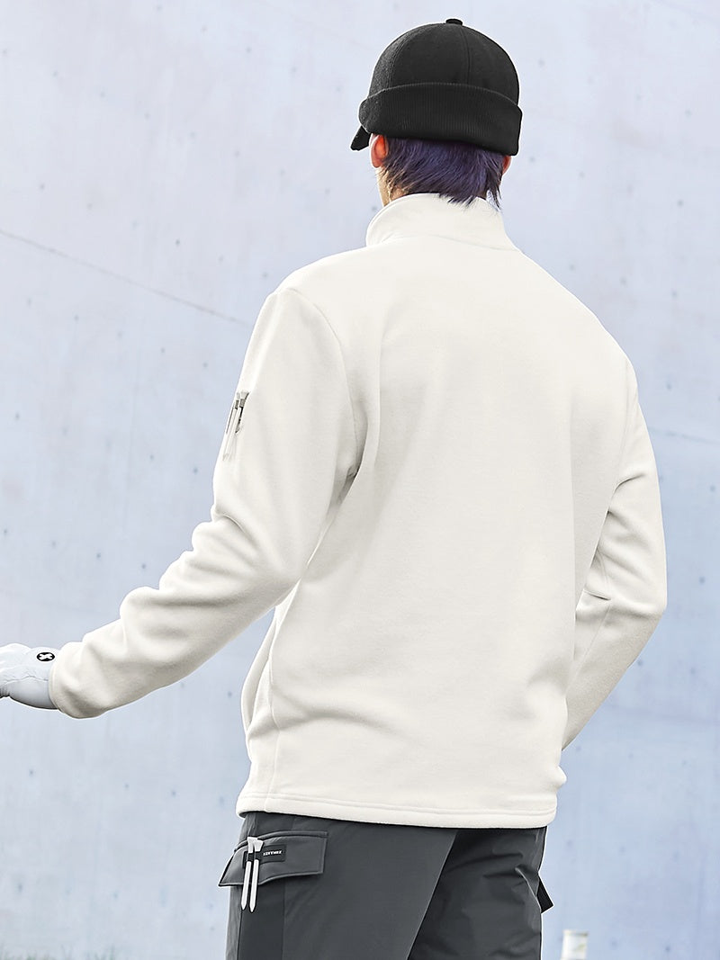 XEXYMENS XGMHZ02J3 フリース ハーフジップアップ 長袖