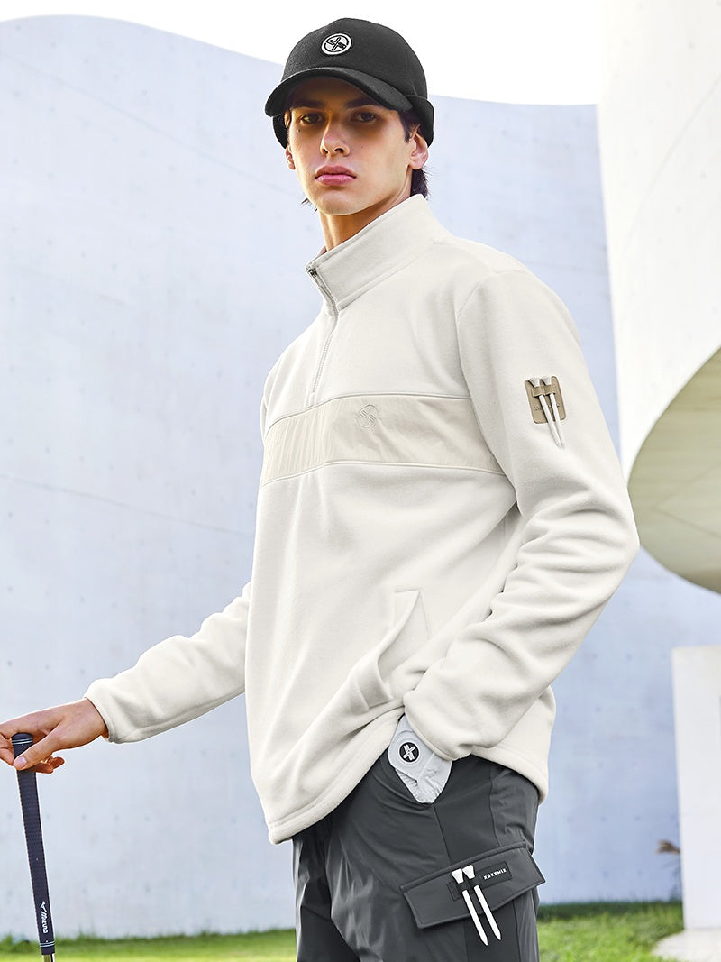 XEXYMENS XGMHZ02J3 フリース ハーフジップアップ 長袖