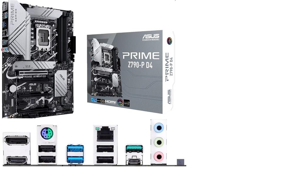 Asus PRIME Z790-P D4 LGA 1700 Motherboard - Intel Socket LGA1700