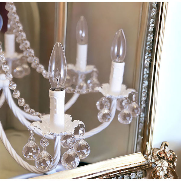 LED対応】 クリスタルガラスシャンデリア 8灯(レフィネメント