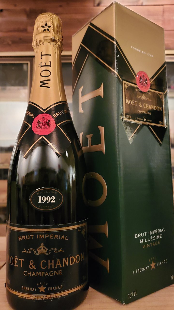 超希少！モエ&シャンドン・ブリュット・アンペリアル1992年 - 【富山