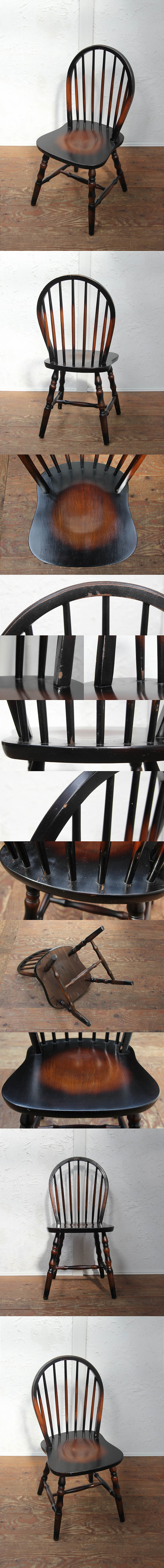 イギリス アンティーク調 スティックバックチェア 椅子 家具 店舗什器