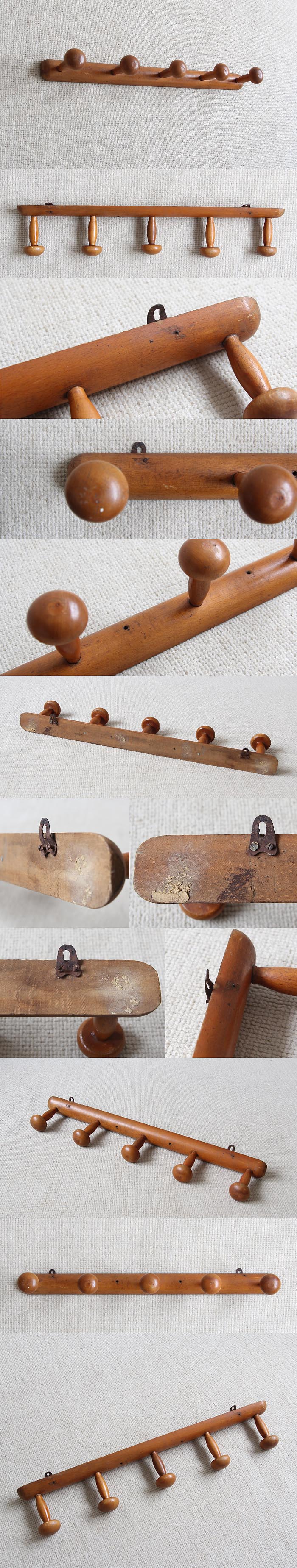 イギリス アンティーク ウォールハンガー コート 壁掛けフック英国