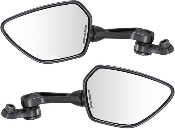 TANAX×山城】シャークミラー アルミ鏡 左右セット ｜株式会社山城