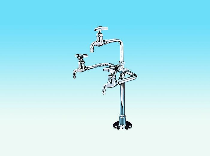 3方口化学水栓（台付き）（T-42CU）｜水栓シリーズ｜ヤマト科学株式会社