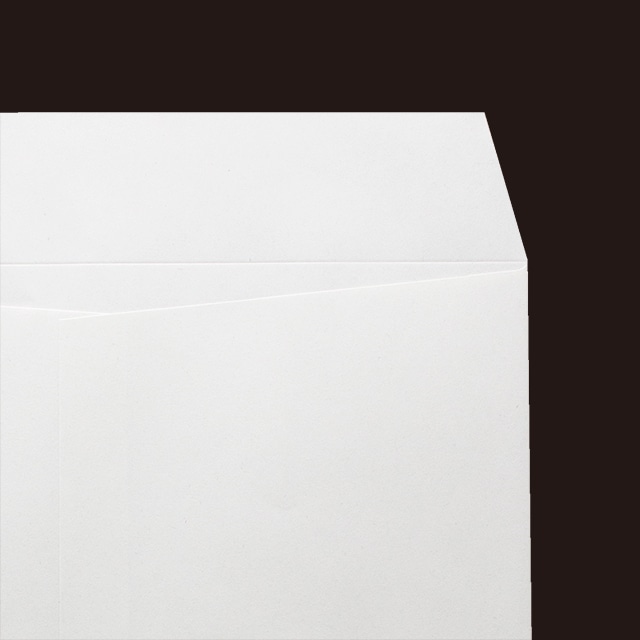 山櫻封筒 特大04 中貼 ホワイト R40 CoC 120 〒枠ナシ ☆: 和封筒