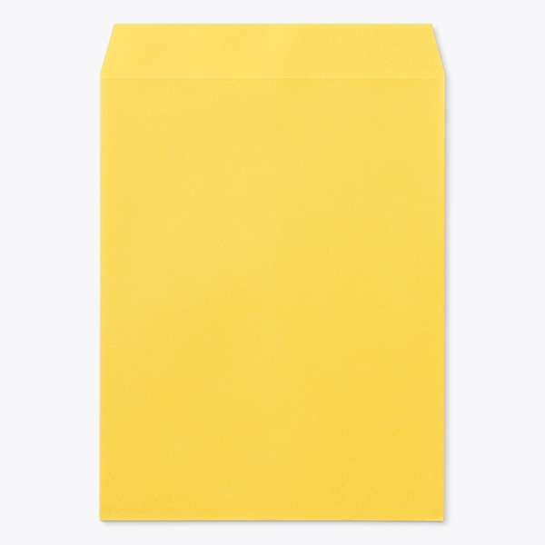 角3 中貼 Kイエロー 100 〒枠ナシ |和封筒・角形の封筒通販【山櫻