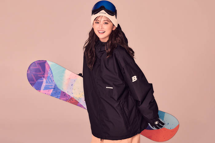 ゆうちゃみ、新スノーボードブランド「BOARDEE(ボーディー)」の