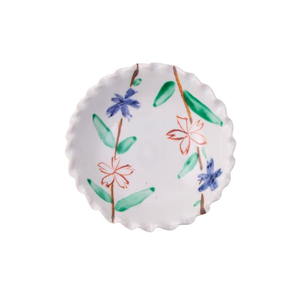 WEB限定】中尾万作 桜輪花皿 5寸｜作家もの｜料理家 栗原はるみ レシピ